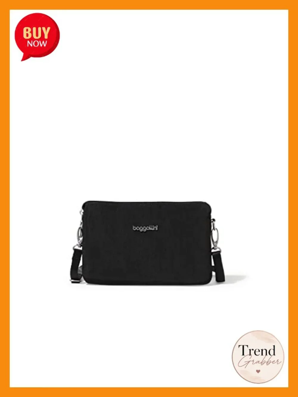 Convertible Mini Crossbody Wristlet Clutch - RFID Blocking, Water-Resistant